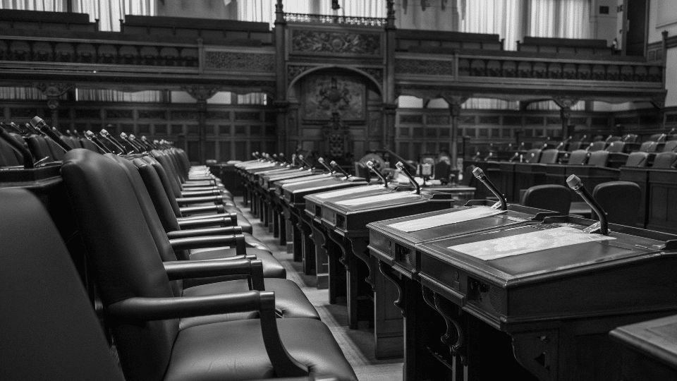 Empty Lawmaker Chairs